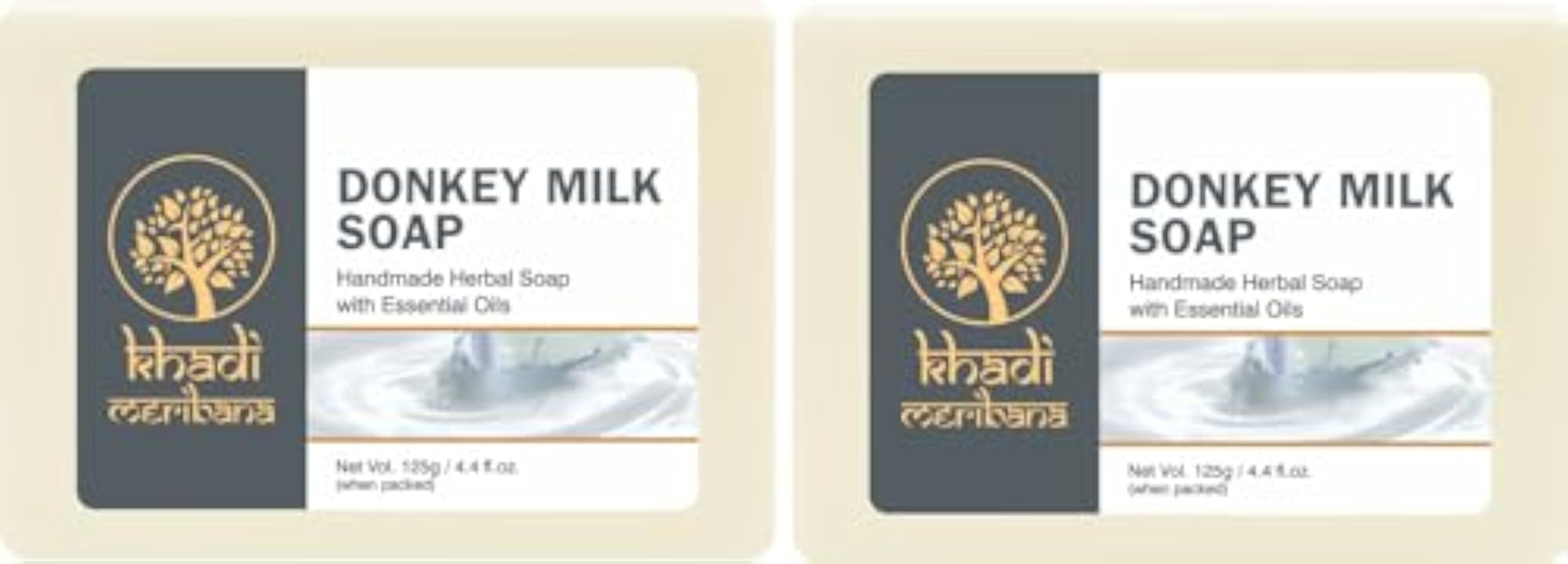 Khadi Natural Donkey Milk Soap, Anti-Ageing Skin Lightener